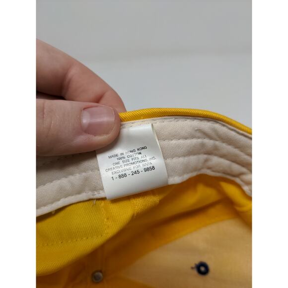 VTG Napa 75th Anniversary 2000 Y2K Strapback Hat Embroidered Yellow SEE DESC - Picture 13 of 13